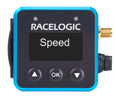 VBOX Mini Pit Lane Timer showing the Speed screen.