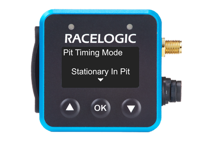 VBOX Mini Pit Lane Timer Template showing Stationary in Pit selected as the Pit Timing Mode. 