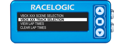 VBOX OLED Display DSP04-track_selection_highlighted