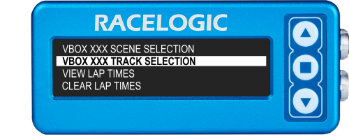 VBOX OLED Display DSP04-track_selection_highlighted