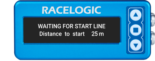 VBOX OLED Display DSP04 -Predictive_lap_timing_start_line