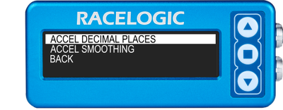 VBOX OLED Display DSP04_05_accel_decimal_places