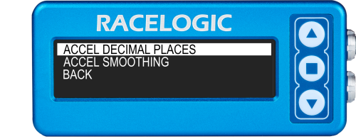VBOX OLED Display DSP04_05_accel_decimal_places