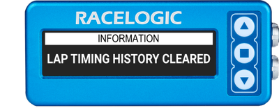 VBOX OLED Display DSP04_05_lap_timing_hisory_cleared