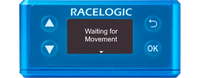 Illustration of VBOX Omega 'Waiting for movement' status message.