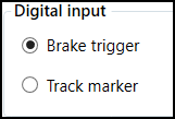 Cropped screenshot of the Digital Input options.
