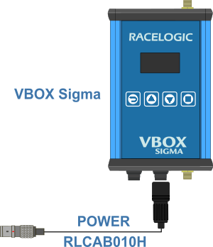 VBOX Sigma - Power Connection diagram.