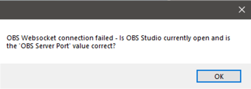 VBOX Sim Enable OBS Studio Warning