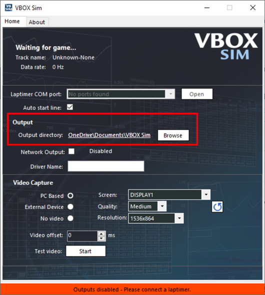 VBOX Sim LogDirectory2
