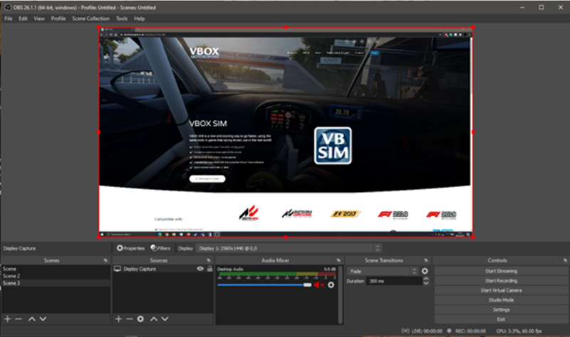VBOX Sim OBS Studio 15
