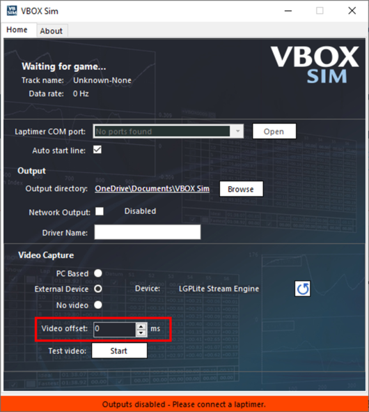 VBOX Sim VideoAlignment2