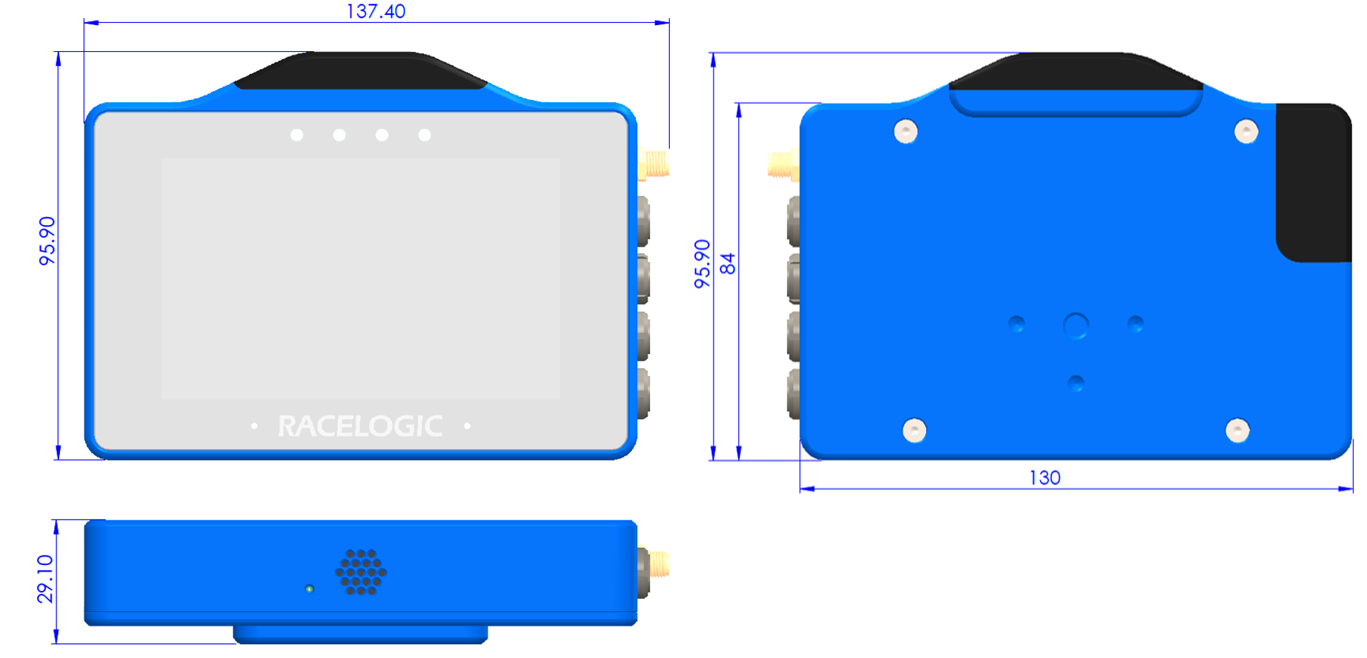 VBOX Touch Dimensions
