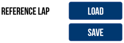 Reference Lap options in the Lap Timing Settings on VBOX Touch.
