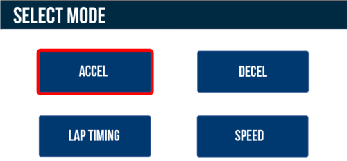 VBOX Touch Mode Accel2