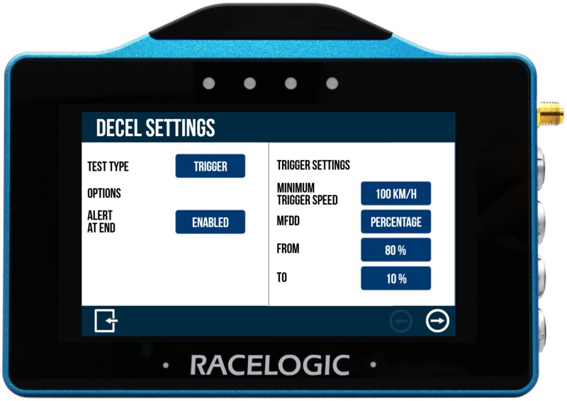 VBOX Touch Trigger Test