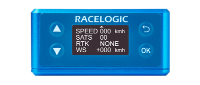Illustration of the VBOX Speed Sensor status screen.