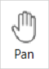 Pan button on the Chart tab in VBOX Test Suite.