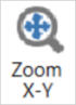 Zoom X-Y button on the Chart tab in VBOX Test Suite.