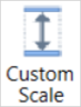 Custom Scale button on the Chart tab in VBOX Test Suite.