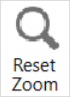 Reset Zoom button on the Chart tab in VBOX Test Suite.