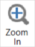 Zoom In button on the Chart tab in VBOX Test Suite.