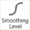 Smoothing Level button on the Chart tab in VBOX Test Suite.
