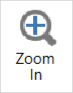 Zoom In button on the Dashboard tab in VBOX Test Suite.