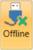 Offline button in VBOX Test Suite.