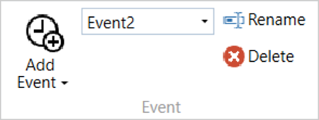 Event section of the Video tab in VBOX Test Suite.