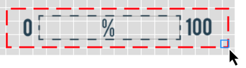 Image showing how to resize a Bar Graph element.