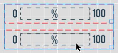 Image depicting how to use Command Key + Left Click to select elements to group with a blue border around the required elements.