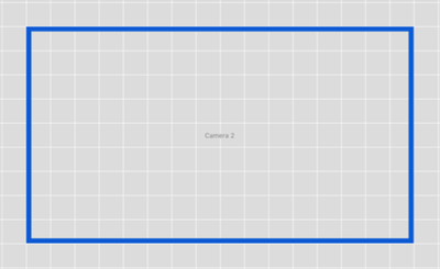 Screenshot of the PiP element with a blue border with a thickness level of 5.