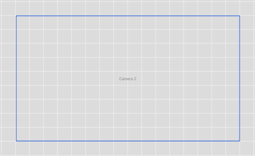 Screenshot of the PiP element with a blue border with a thickness level of 1.