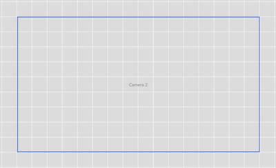 Screenshot of the PiP element with a blue border with a thickness level of 1.
