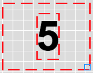 Screenshot of a Range element showing a value of 5.