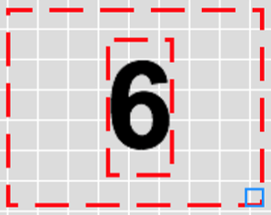 Screenshot of a Range element showing a value of 6.