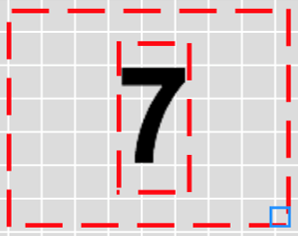 Screenshot of a Range element showing a value of 7.