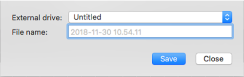 VBVS Mac Save to SD2