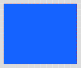 Screenshot of a blue rectangle with 100% opacity.