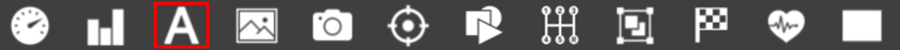Screenshot of the Elements buttons with Text highlighted.