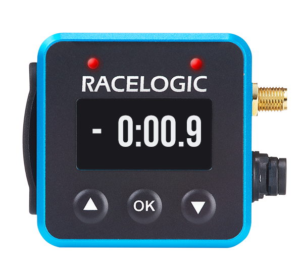 VBOX Mini Pit Lane Timer with red LEDs.