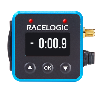 VBOX Mini Pit Lane Timer with red LEDs.