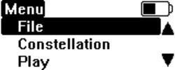 LabSat main navigation menu displaying available options with File selected.