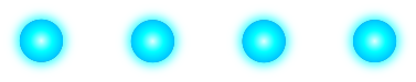 4 LEDs illuminated in blue. 