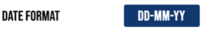 Date Format option in the Date & Time Settings on Performance Box Touch.