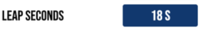 Leap Seconds option in the Date & Time Settings on Performance Box Touch. 