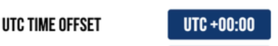 UTC Time Offset option in the Date & Time Settings on Performance Box Touch.