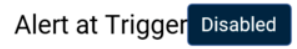 Alert at Trigger option in the Decel Test Settings in the VBOX Touch MFD App.