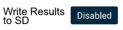 Write Results to SD option in the Decel Test Settings in the VBOX Touch MFD App. 
