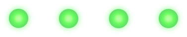 All 4 VBOX Touch LEDs are partially illuminated in green.
